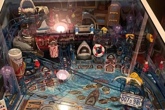Jaws Pinball License Plate Mod