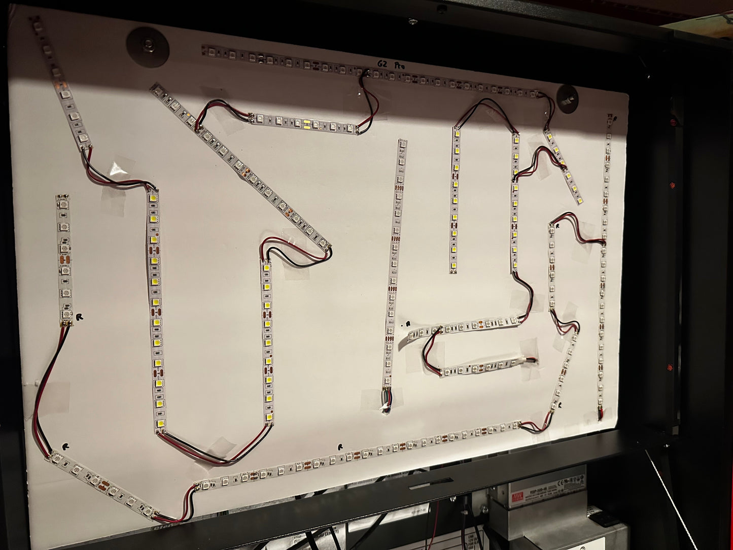 Jaws Pinball Custom Backbox Light Kit