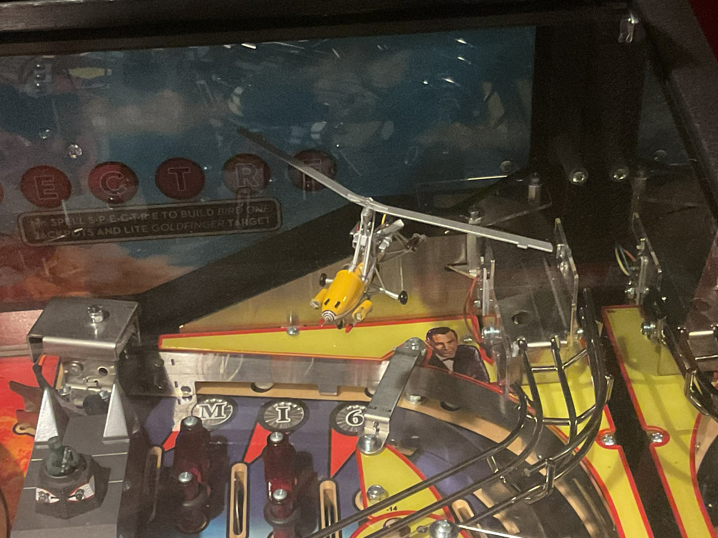 James Bond Pinball Interactive Gyrocopter Mod