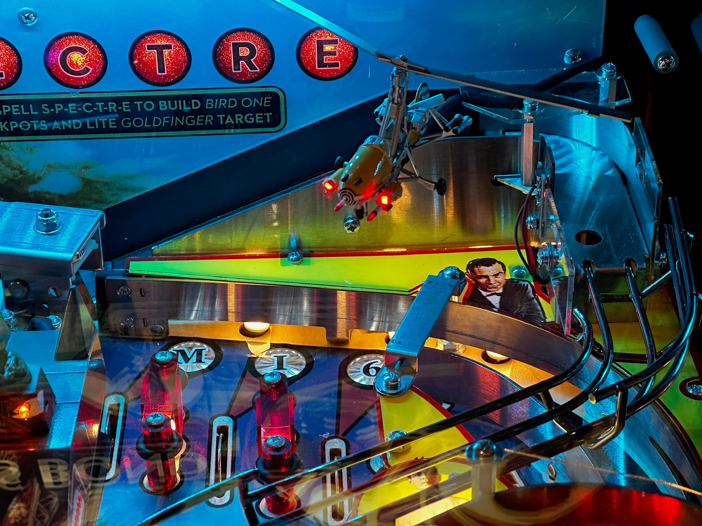 James Bond Pinball Interactive Gyrocopter Mod