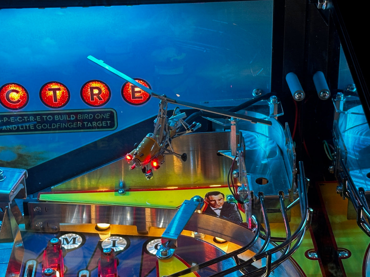 James Bond Pinball Interactive Gyrocopter Mod