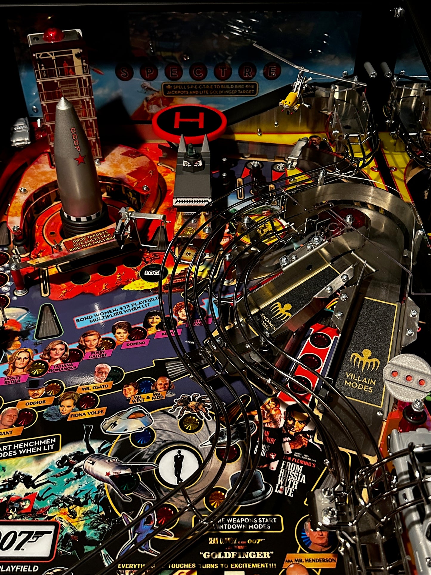 James Bond Pinball You Only Live Twice Helipad