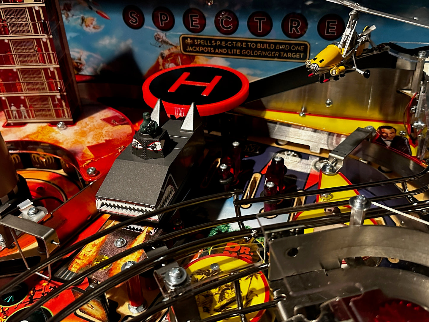 James Bond Pinball You Only Live Twice Helipad