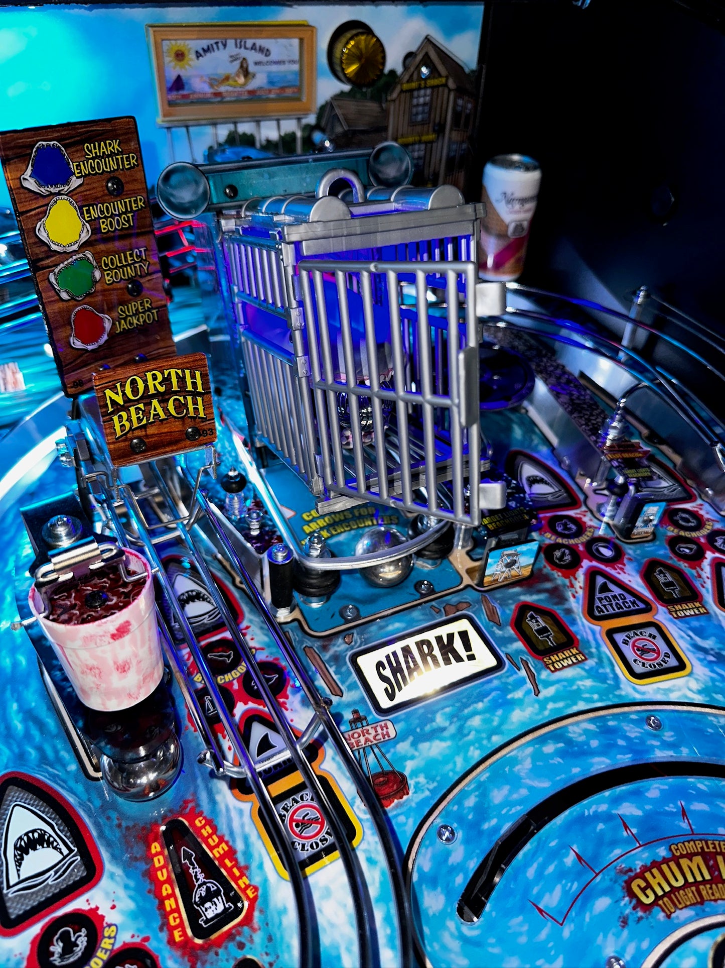 Jaws Pinball PRO Shark Cage Mod