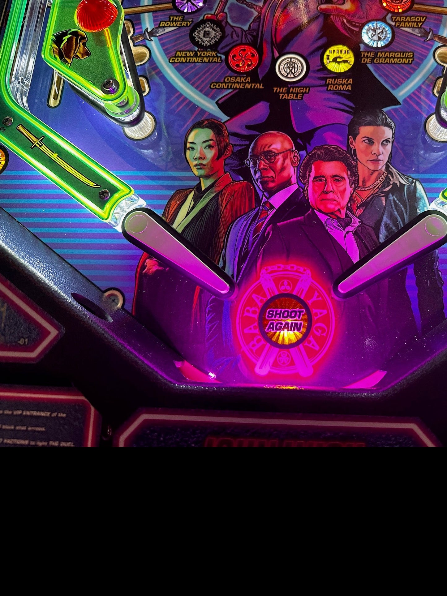 John Wick Pinball LED Strip Trough Light Kit