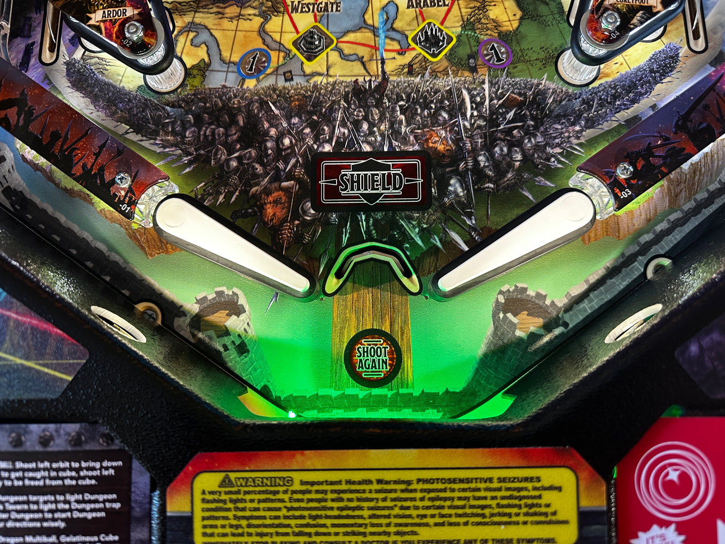Dungeons & Dragons: The Tyrant's Eye Pinball LED Strip Trough Light Kit