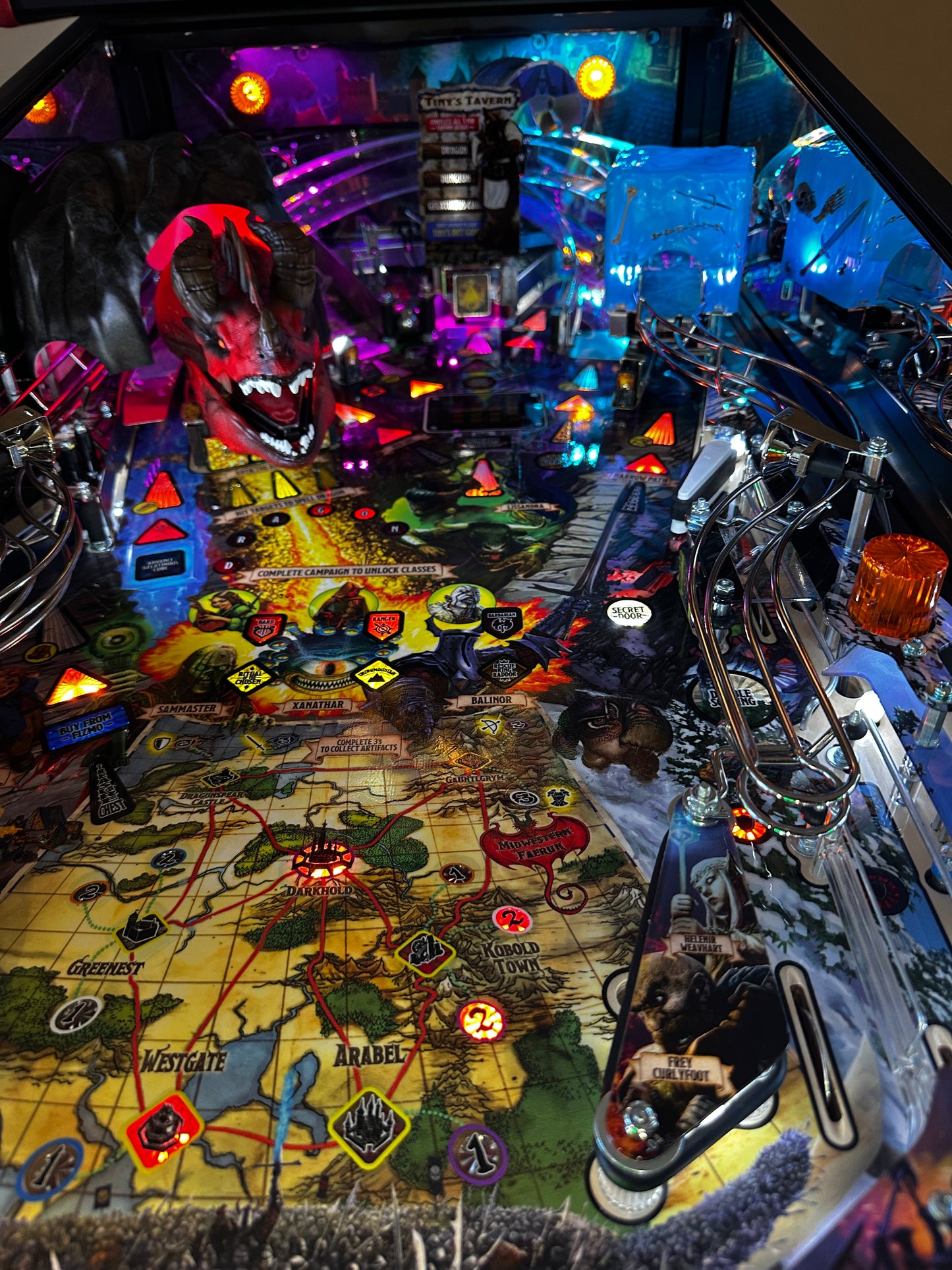 Dungeons & Dragons: The Tyrant's Eye Pinball Scoop Light