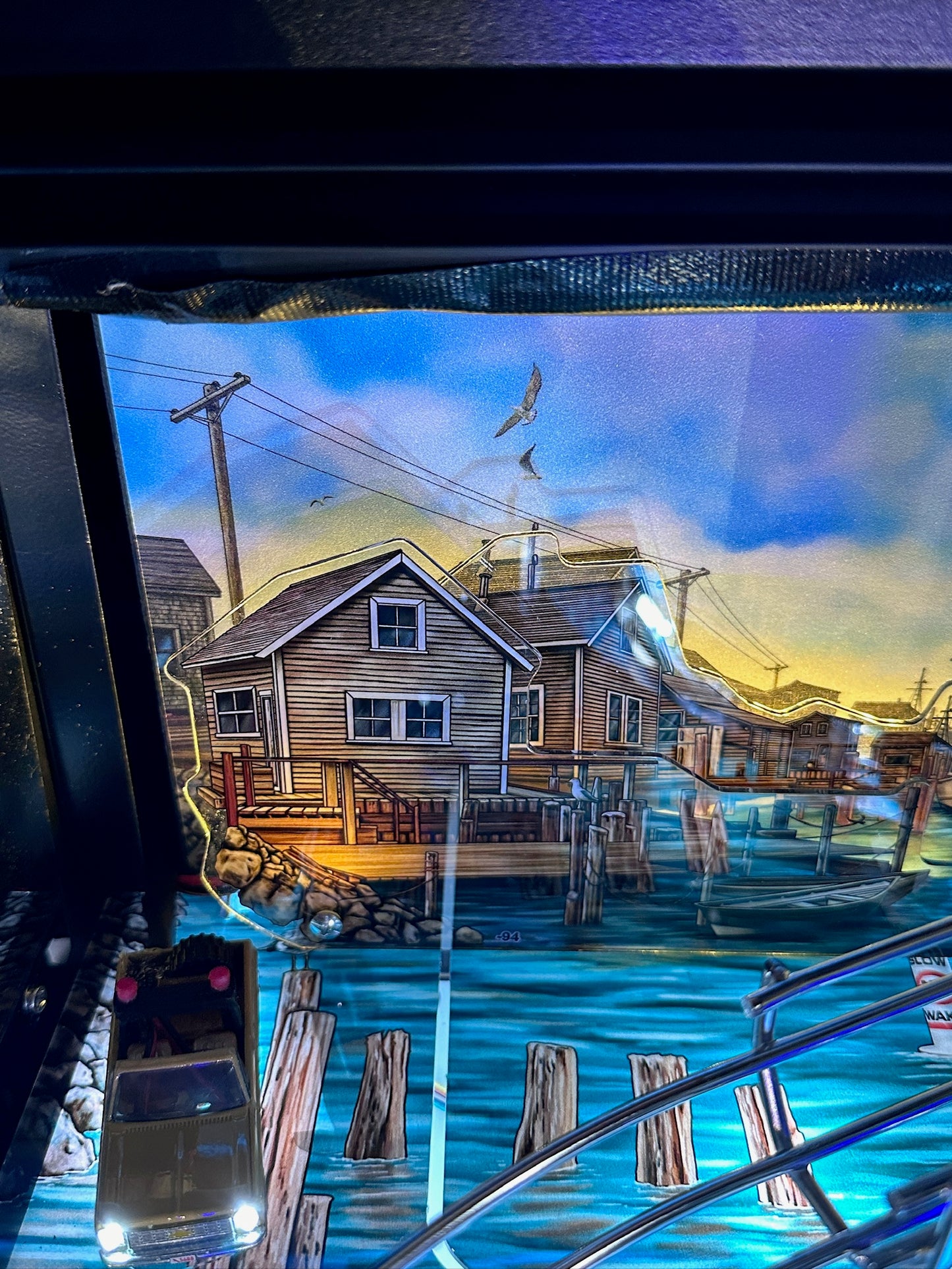 Jaws Pinball PRO Back Panel Dock Flasher