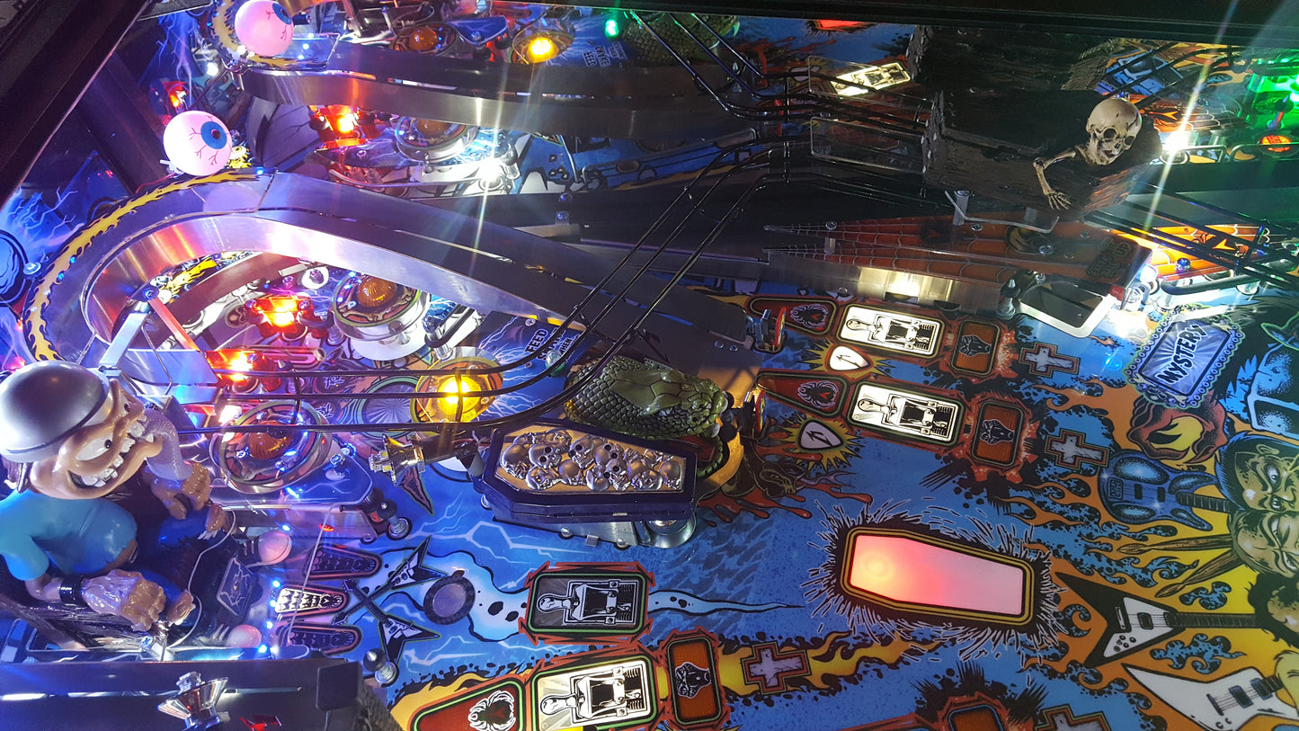Metallica PRO Pinball Illuminated Coffin Lock Ball Mod