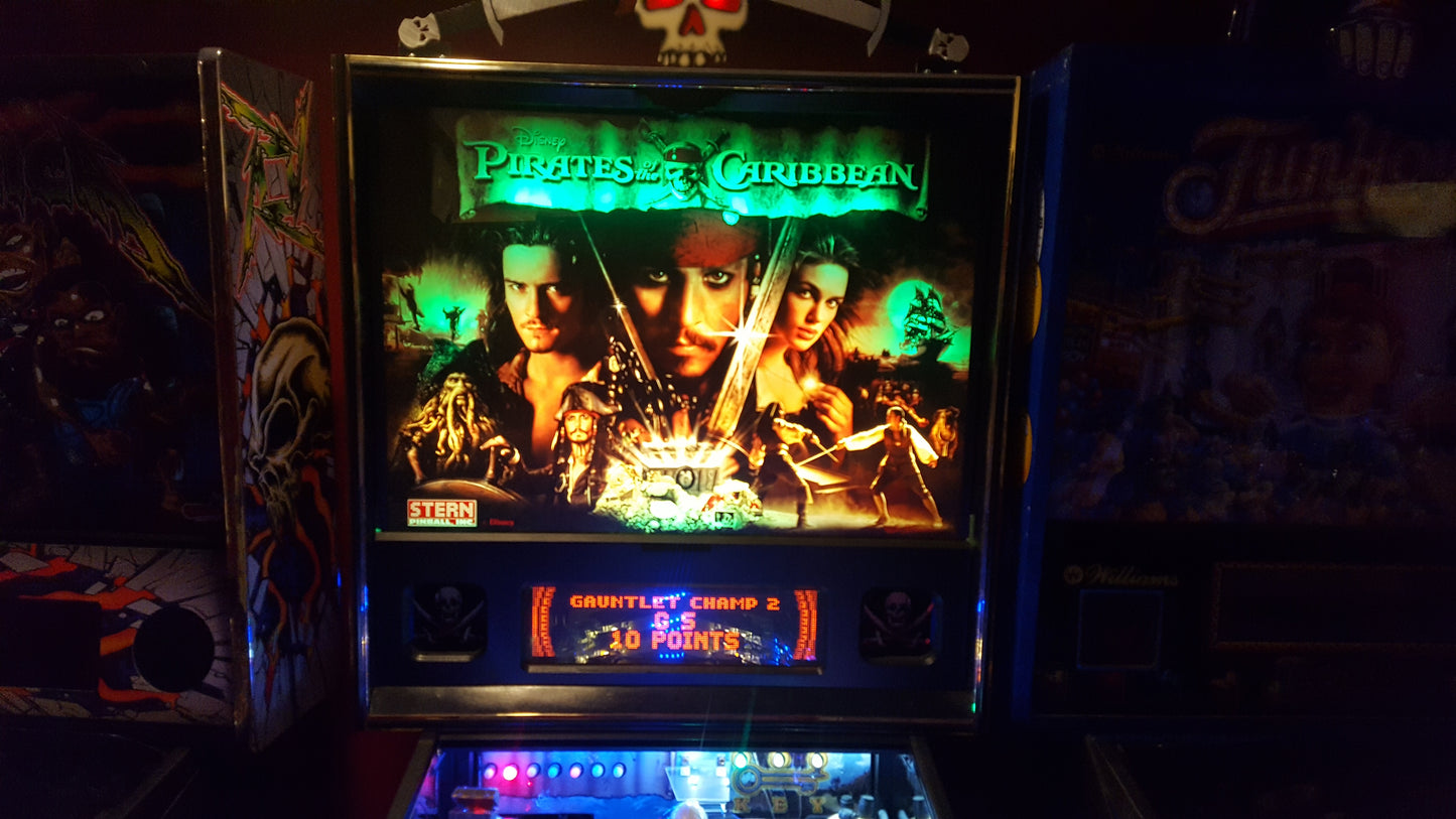 Pirates of the Caribbean Pinball Custom Backbox Light Kit