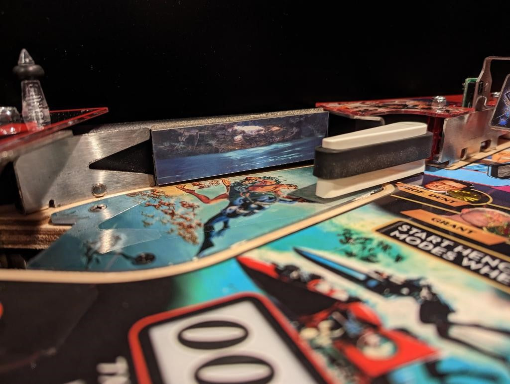 James Bond Pinball Diver Fight Decal