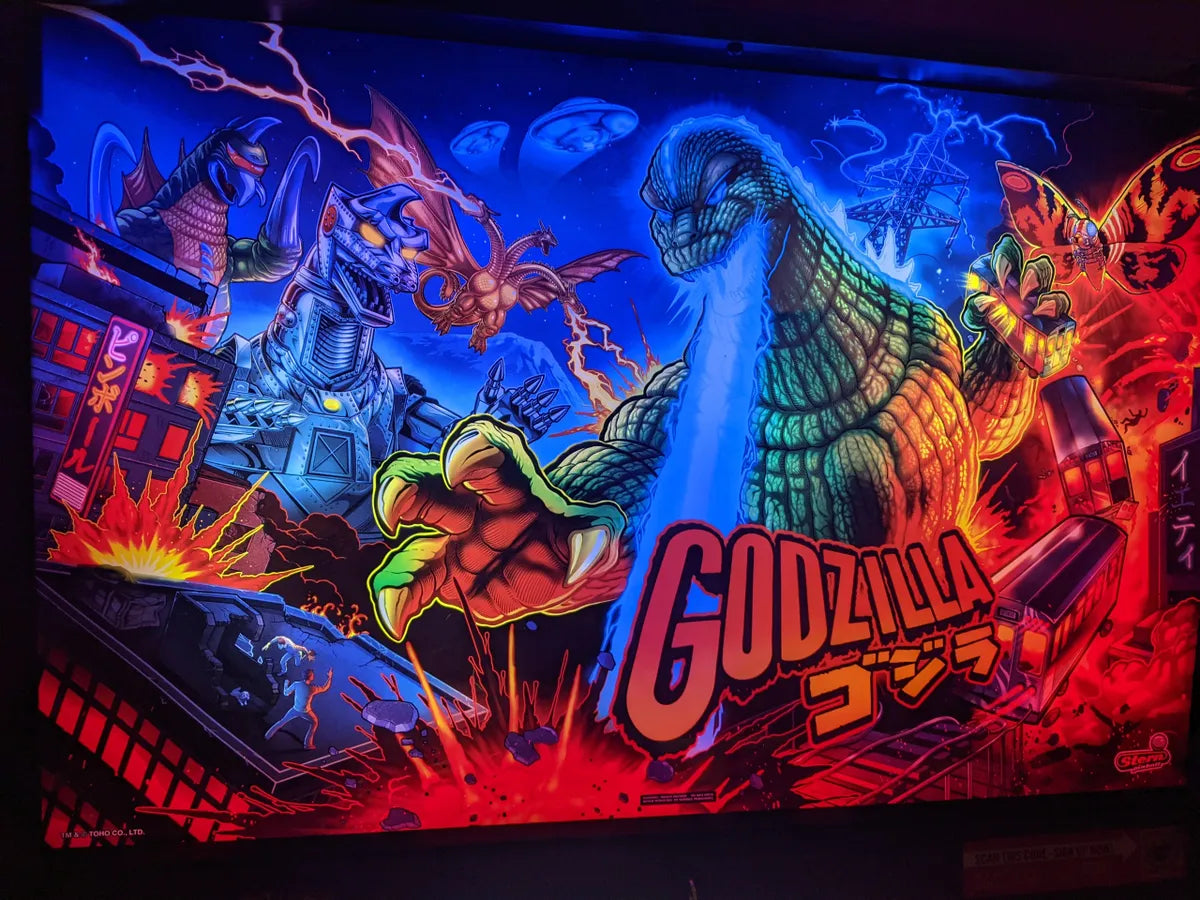 Godzilla Pinball Custom Backbox Light kit