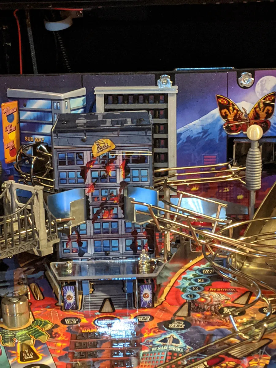 Godzilla Pinball PRO Burning Building Mod