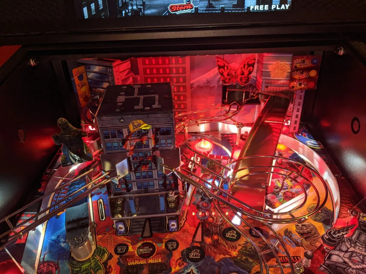 Glitch Bar in Ft Laud Pinball Tournament +Godzilla Launch Party