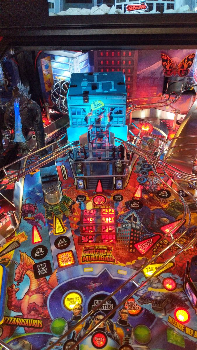 Godzilla Pinball PRO Interactive Building Flasher
