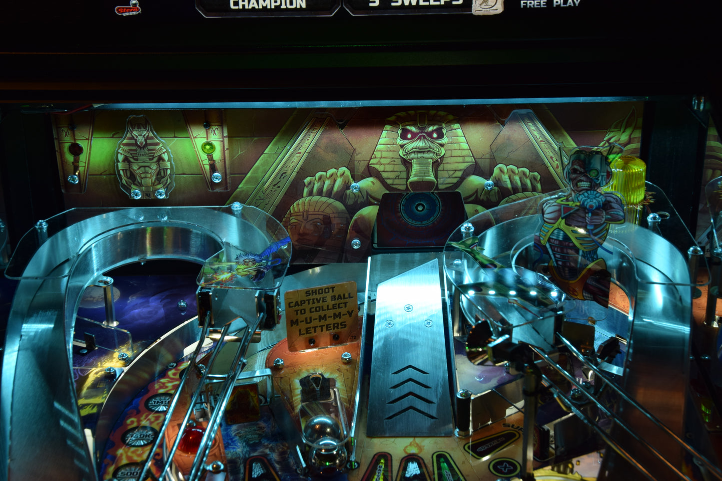 Iron Maiden Pinball LED Strip 15" Backboard Light Kit