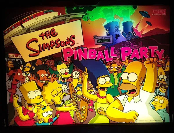 The Simpsons Pinball Party Pinball Custom Backbox Light Kit