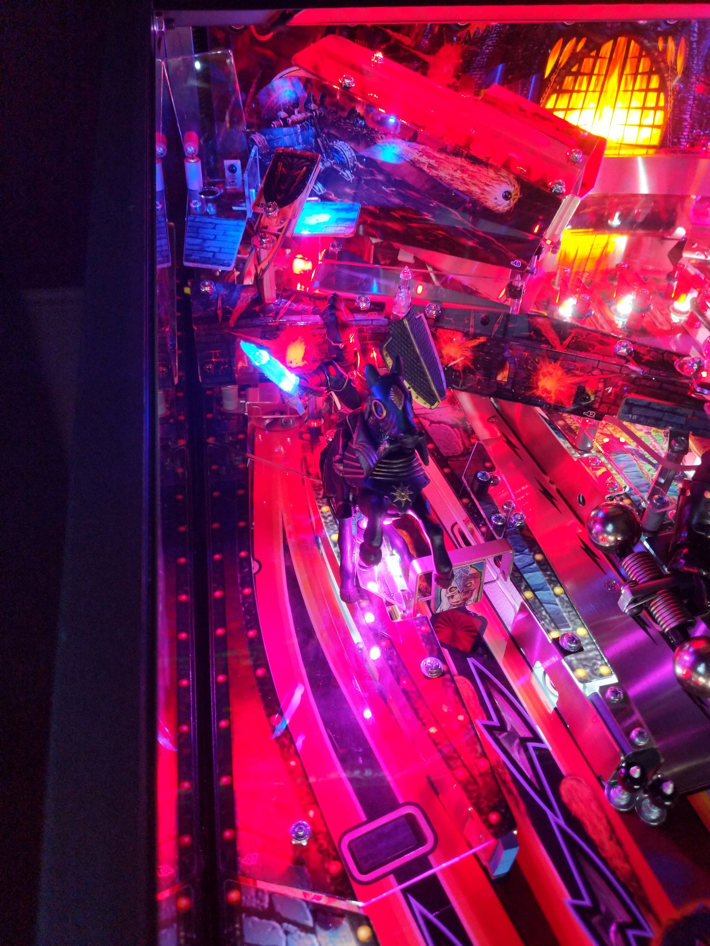 Black Knight: Sword of Rage Illuminated Mounted Knight