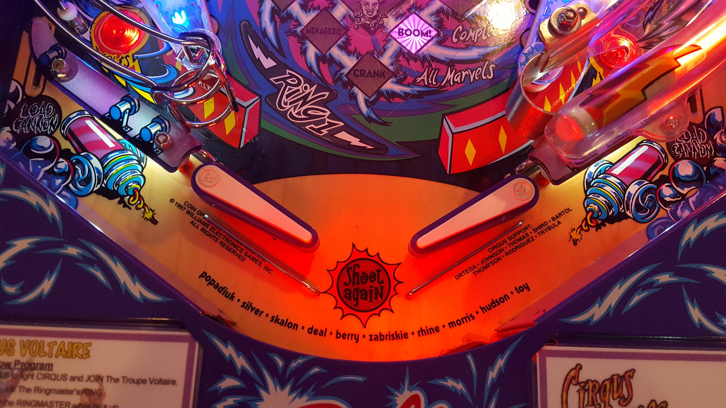 Cirqus Voltaire Pinball LED Strip Trough Light Kit