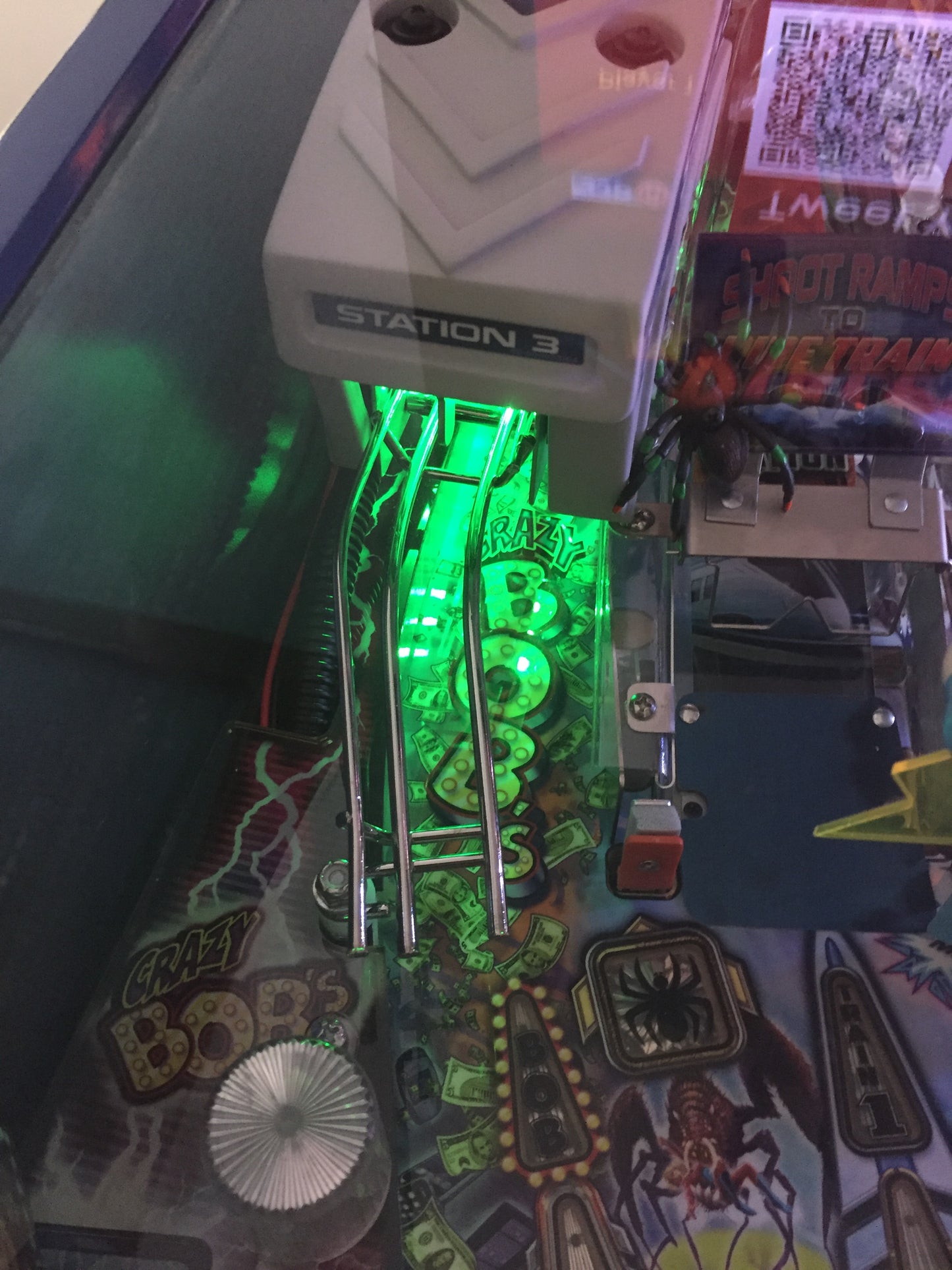 Dialed In Pinball LED Strip Crazy Bob's Station 3 Illumination