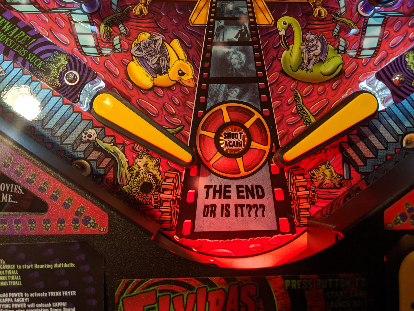 Elivra's House of Horrors Pinball LED Strip Trough Light Kit