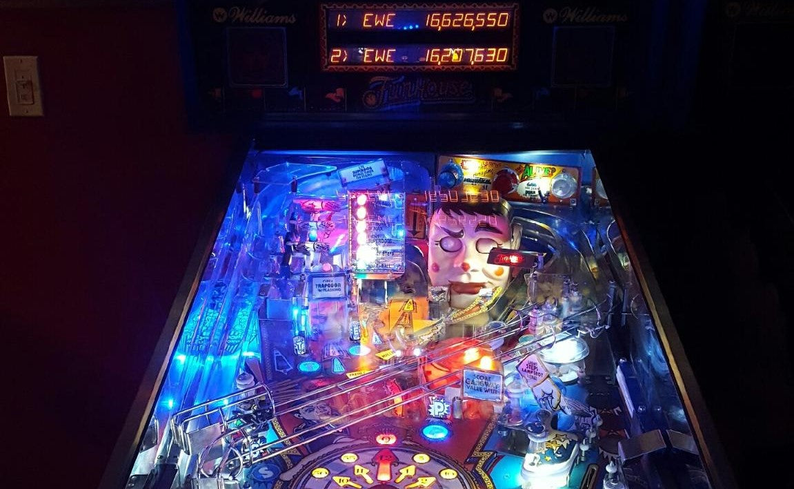 Funhouse Pinball LED Strip 10" Backboard Light Kit