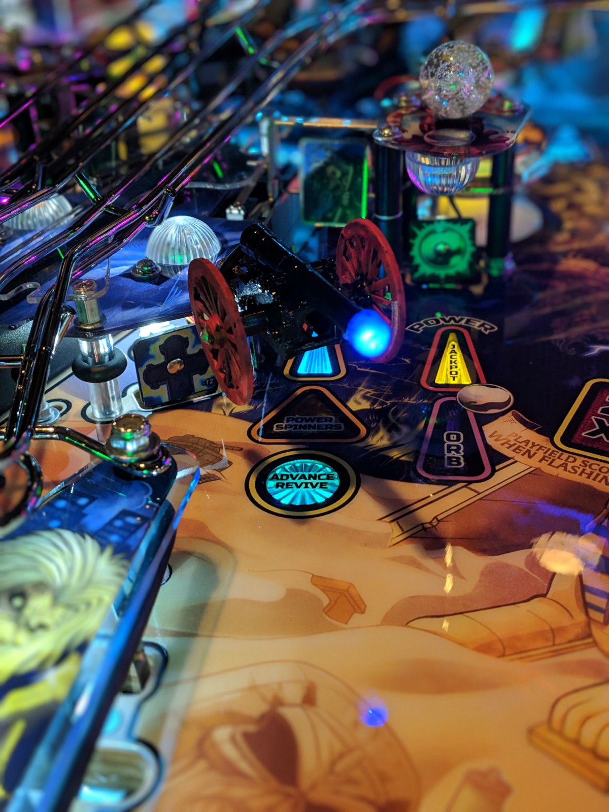 Iron Maiden Pinball Illuminated Cannon Mod