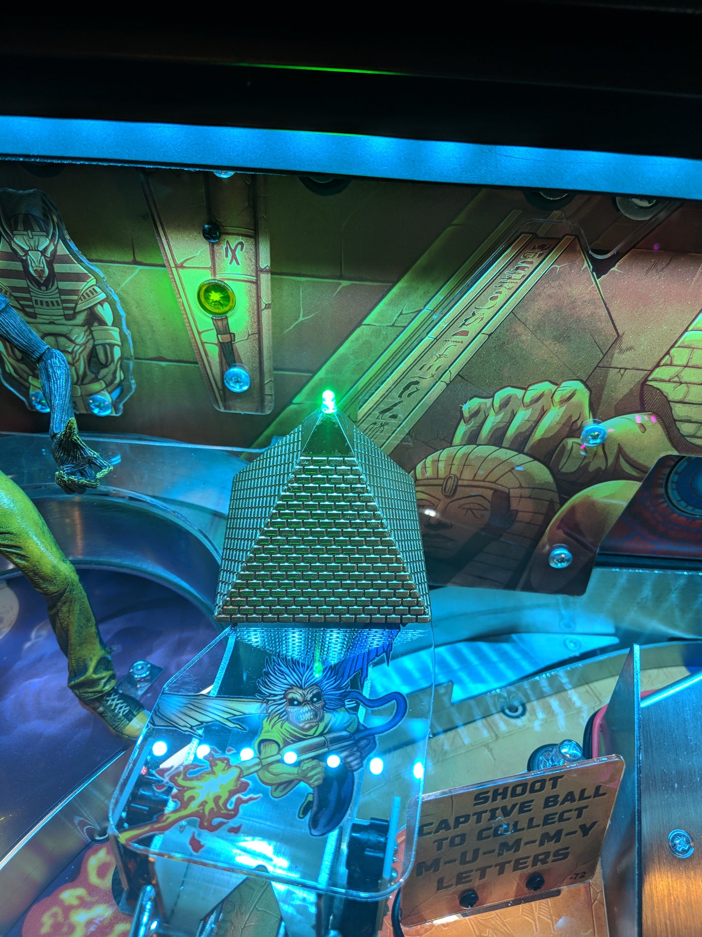 Iron Maiden Pinball Illuminated Pyramid Mod