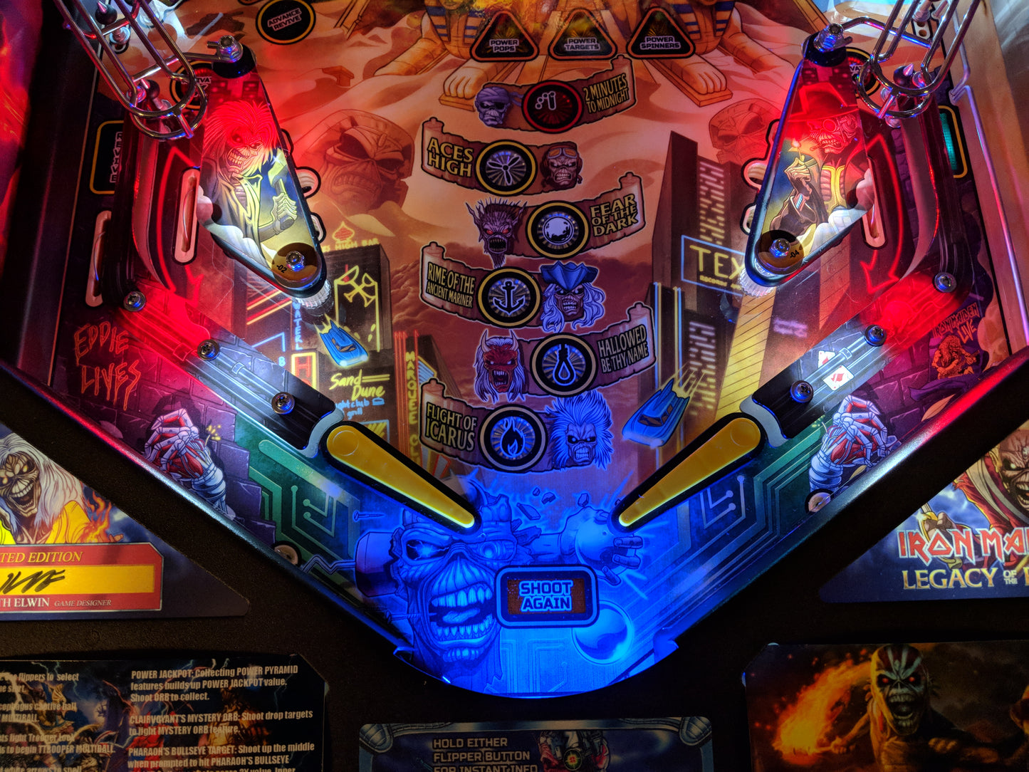 Iron Maiden Pinball LED Strip Trough Light Kit