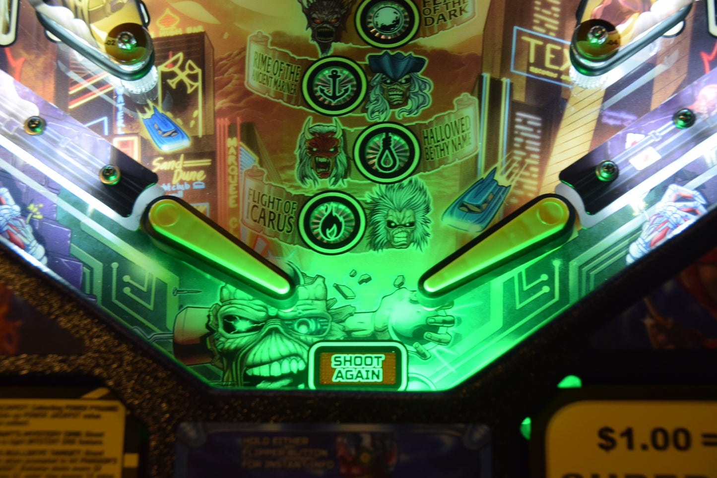 Iron Maiden Pinball LED Strip Trough Light Kit