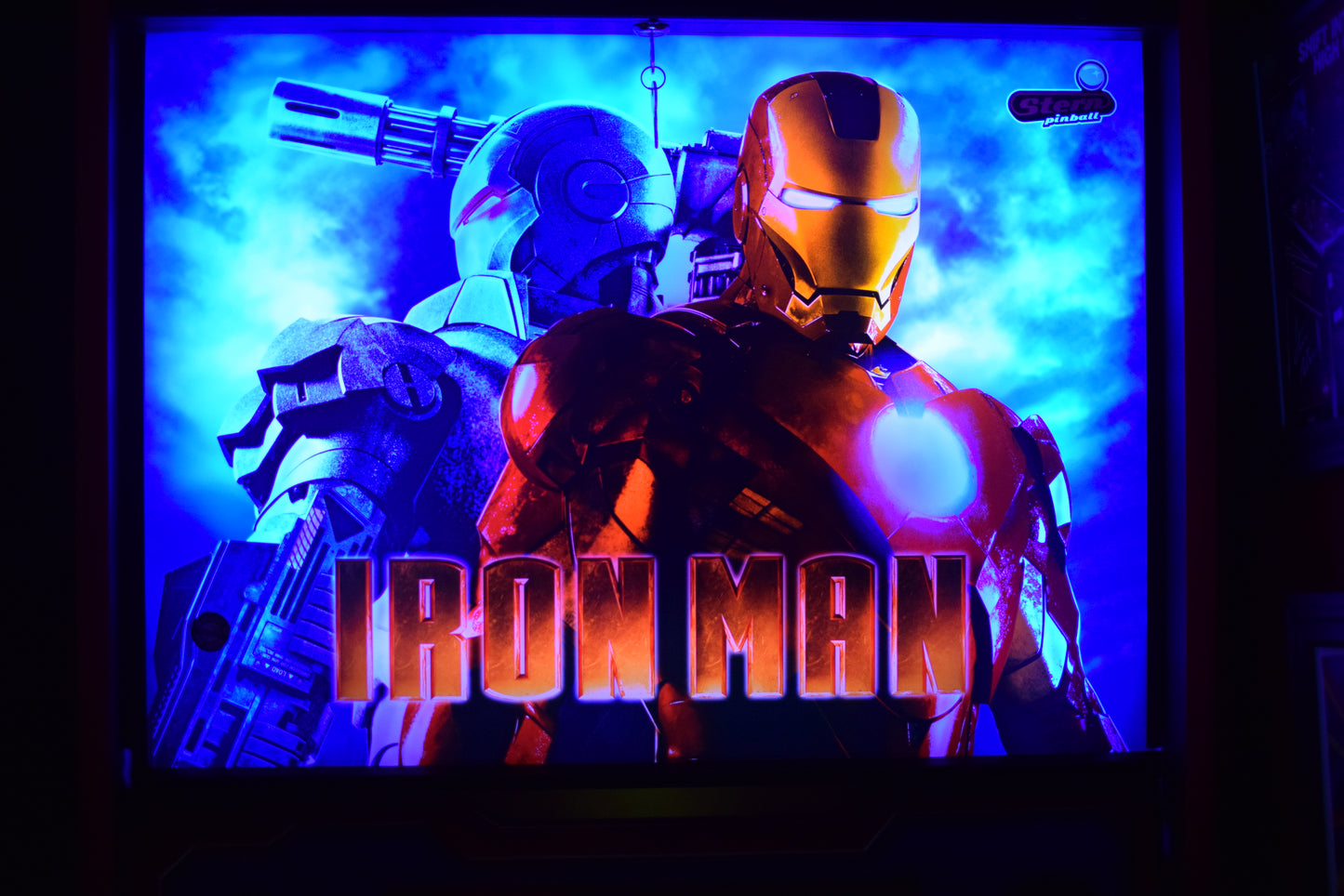 Iron Man Pinball Custom Backbox Light Kit