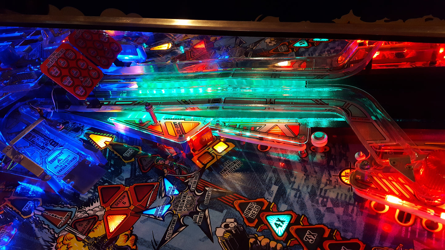 Johnny Mnemonic Pinball LED Strip Shooter Lane Light Kit