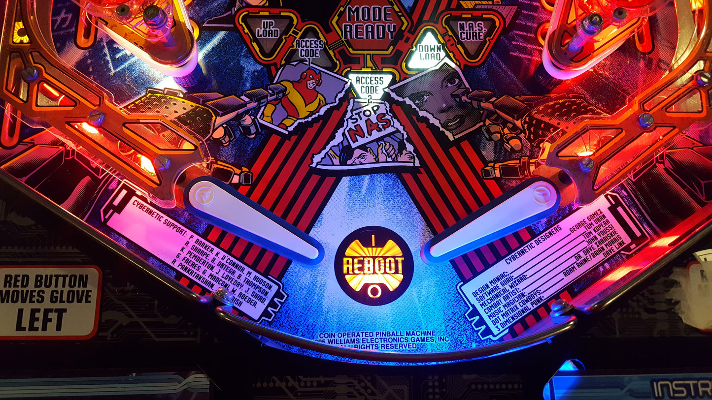 Johnny Mnemonic Pinball LED Strip Trough Light Kit