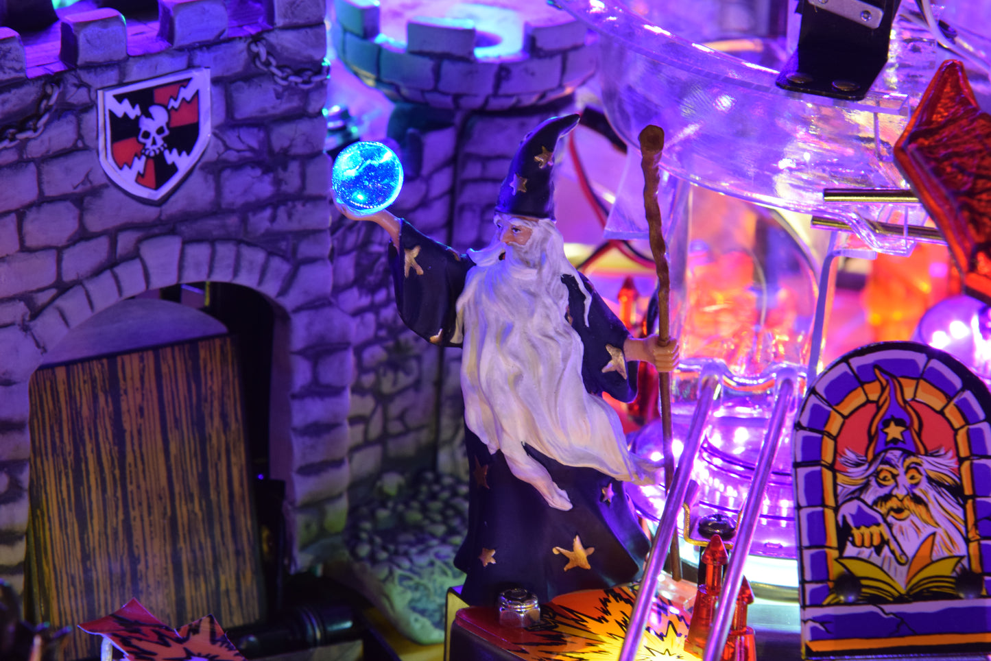 Medieval Madness/MMR Pinball Illuminated Merlin Mod