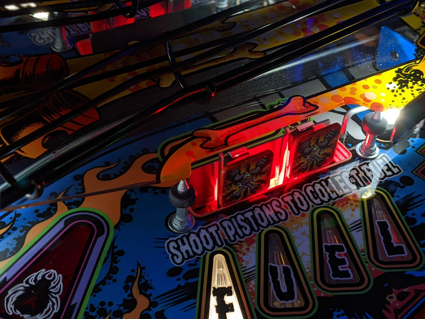 Metallica Pinball Drop Target Illumination