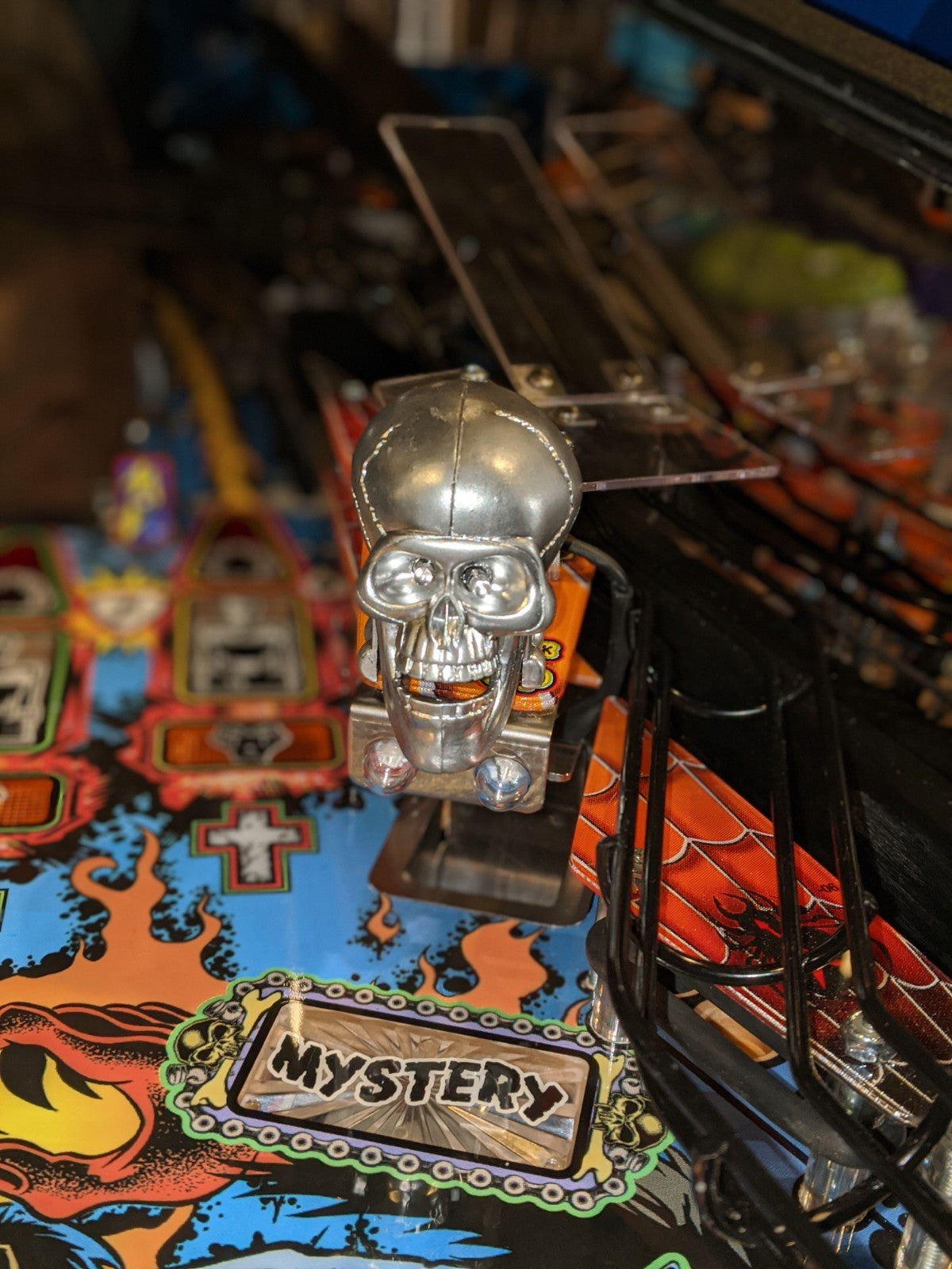 Metallica Pinball Interactive Illuminated Skull