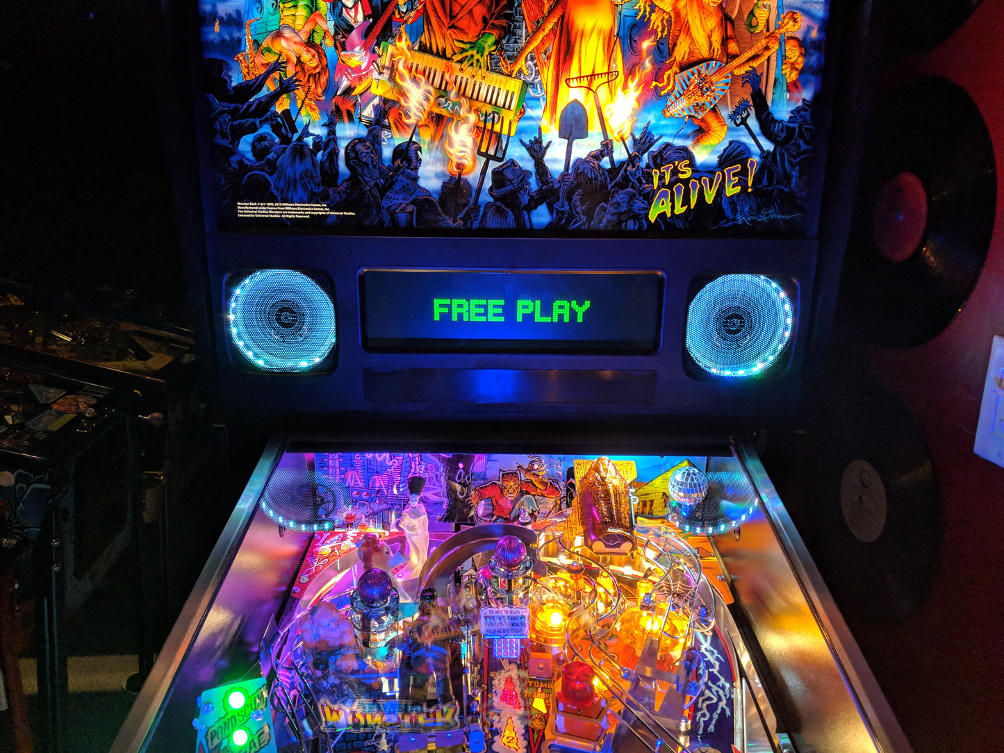 Monster Bash REMAKE Pinball (CE) LED Strip Undercabinet and Speaker Light Combo Kit