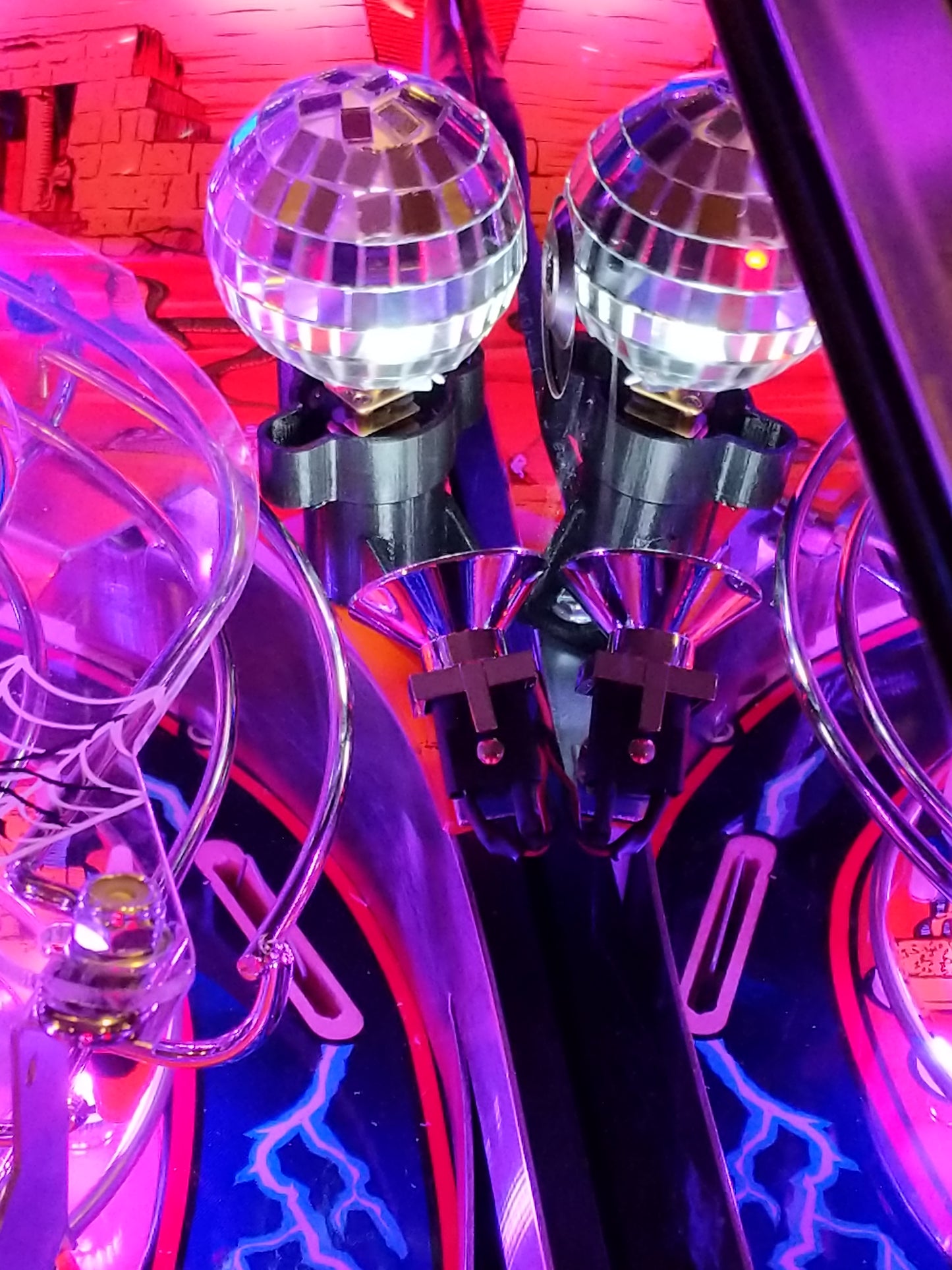 Monster Bash Pinball Motorized Disco Ball Mod