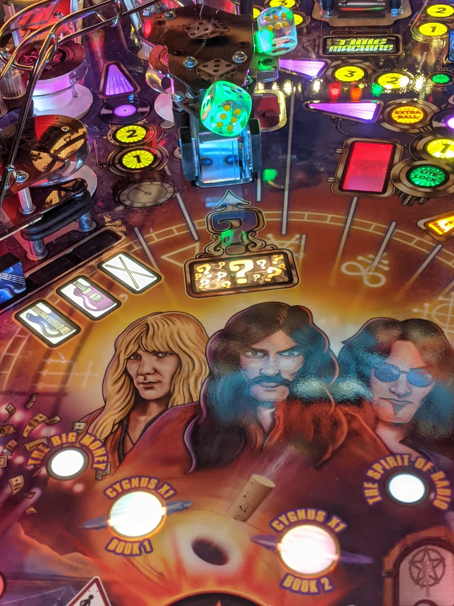 Rush Pinball Dice Bulb Covers