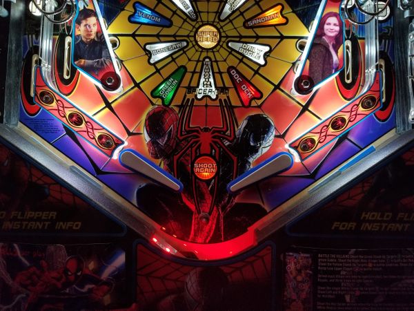 Spiderman Pinball LED Strip Trough Light Kit