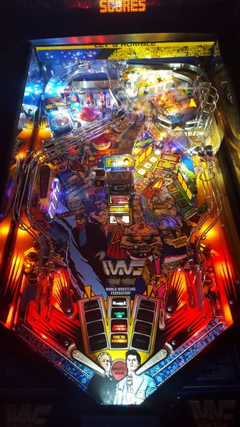 WWF Royal Rumble Pinball LED Strip 10" Backboard Light Kit