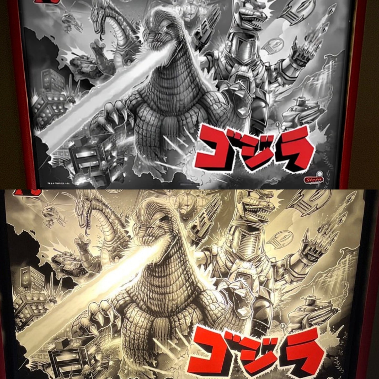 Godzilla Pinball Custom Backbox Light kit