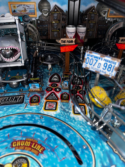 Jaws Pinball Signs and Boardwalk