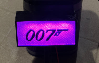 James Bond Pinball Illuminated Interactive Multiplier Sign