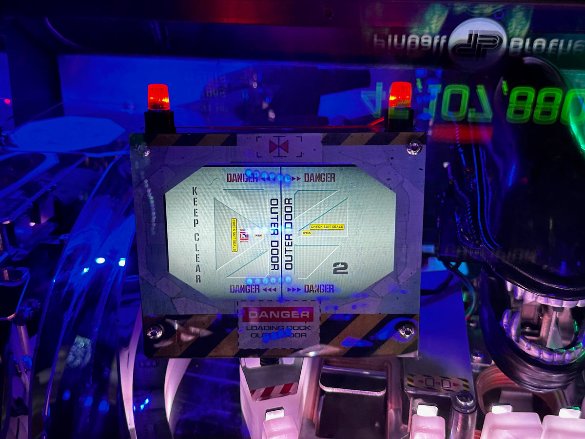 Pinball Mini Display Mod Alien Pinball Mini Beacon Airlock Mod – Lermods Pinball Machine Company