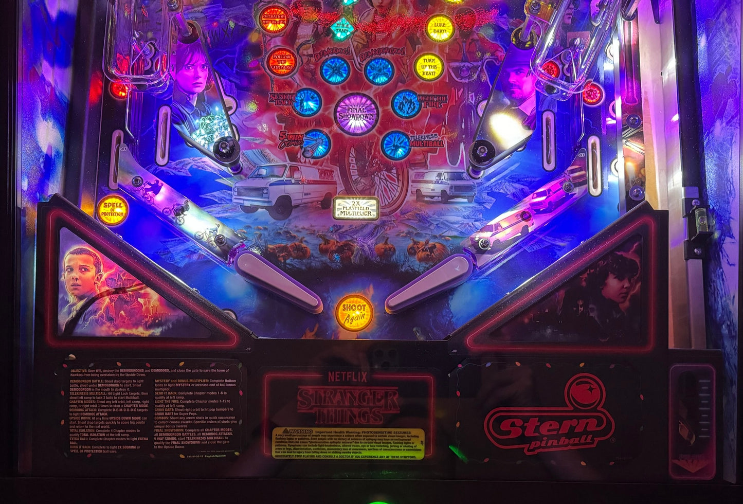 Stranger Things Pinball Apron Light Kit