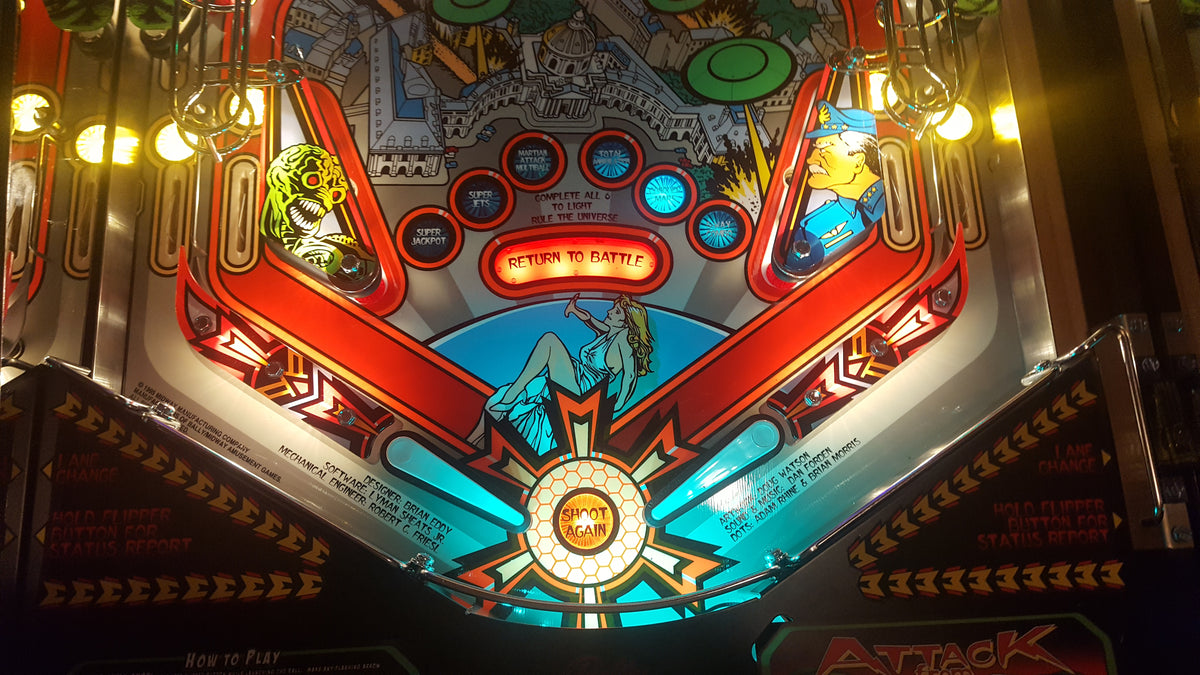 Pinball Trough Attack From Mars Pinball LED Strip Trough Light Kit – Lermods Pinball ...