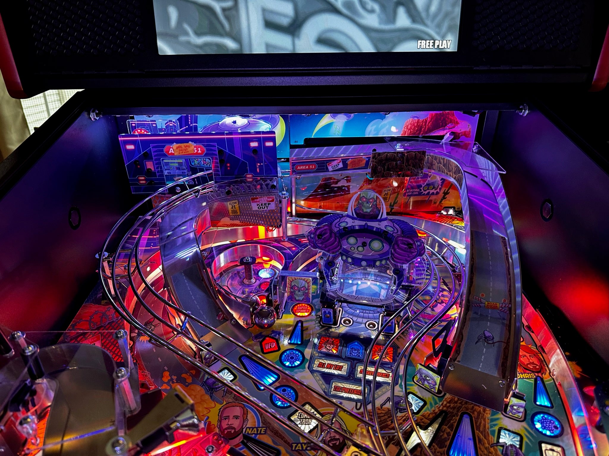 Pinball Backboard Foo Fighters Pinball LED Strip RGB Backboard Light Kit – Lermods ...
