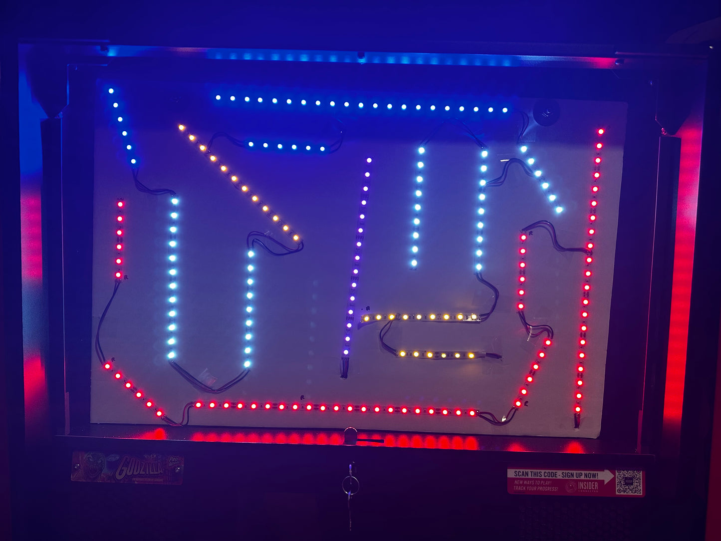 Iron Maiden Pinball LED Strip Backbox Light Kit