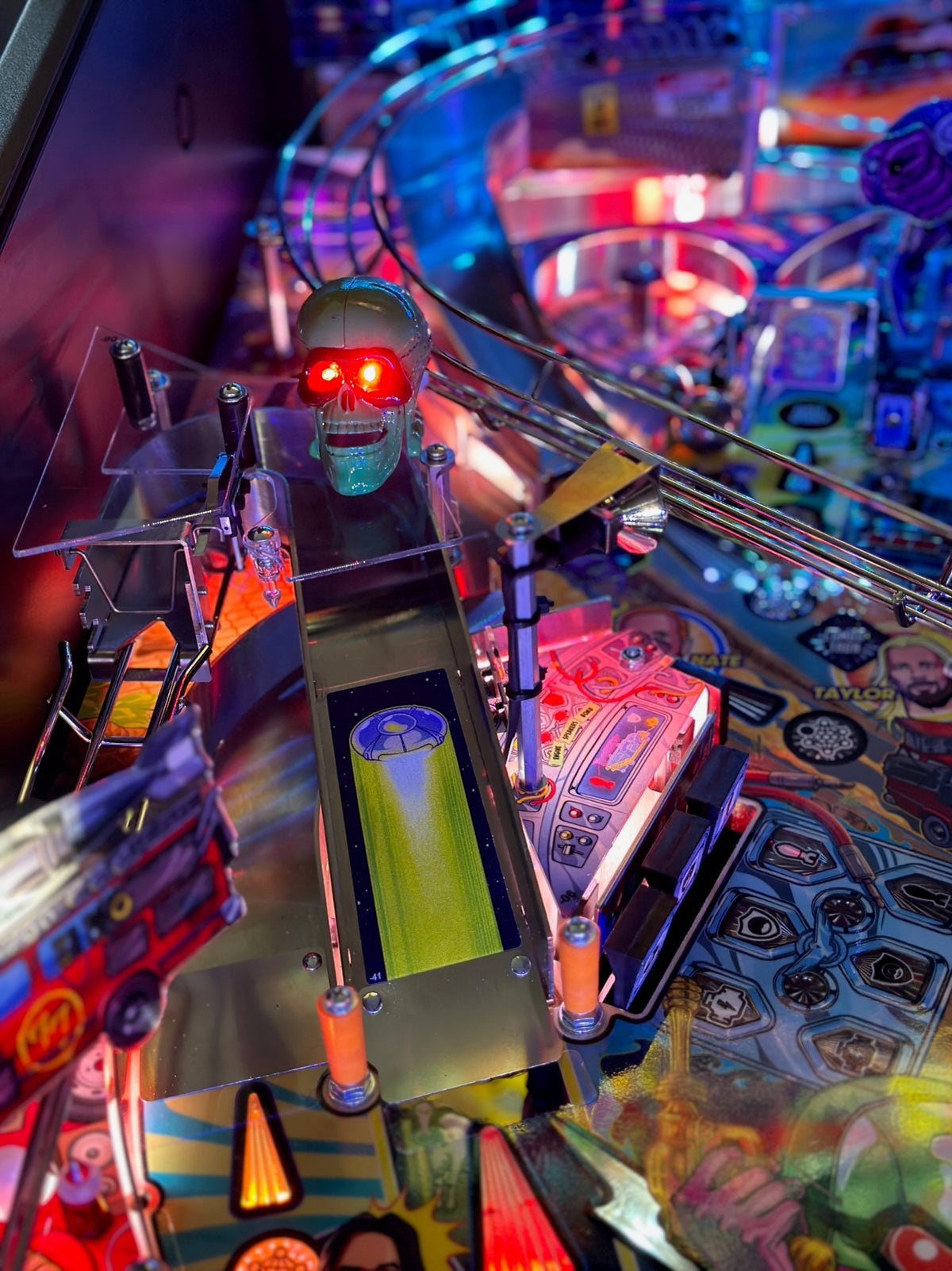 Foo Fighters Pinball Illuminated Overlord Mod – Lermods Pinball Machine ...